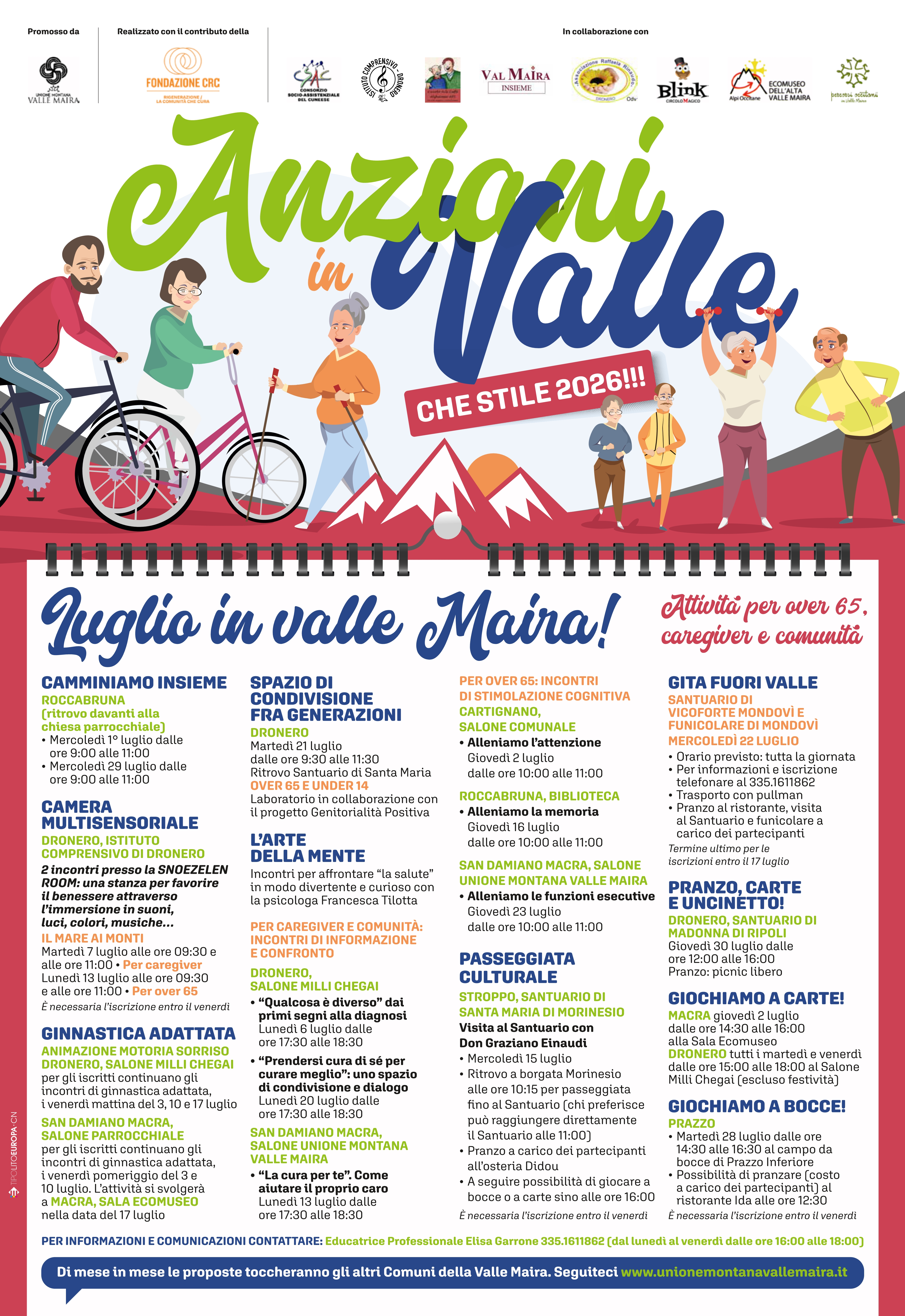 Progetto Anziani in Valle: Che stile 2026!!!