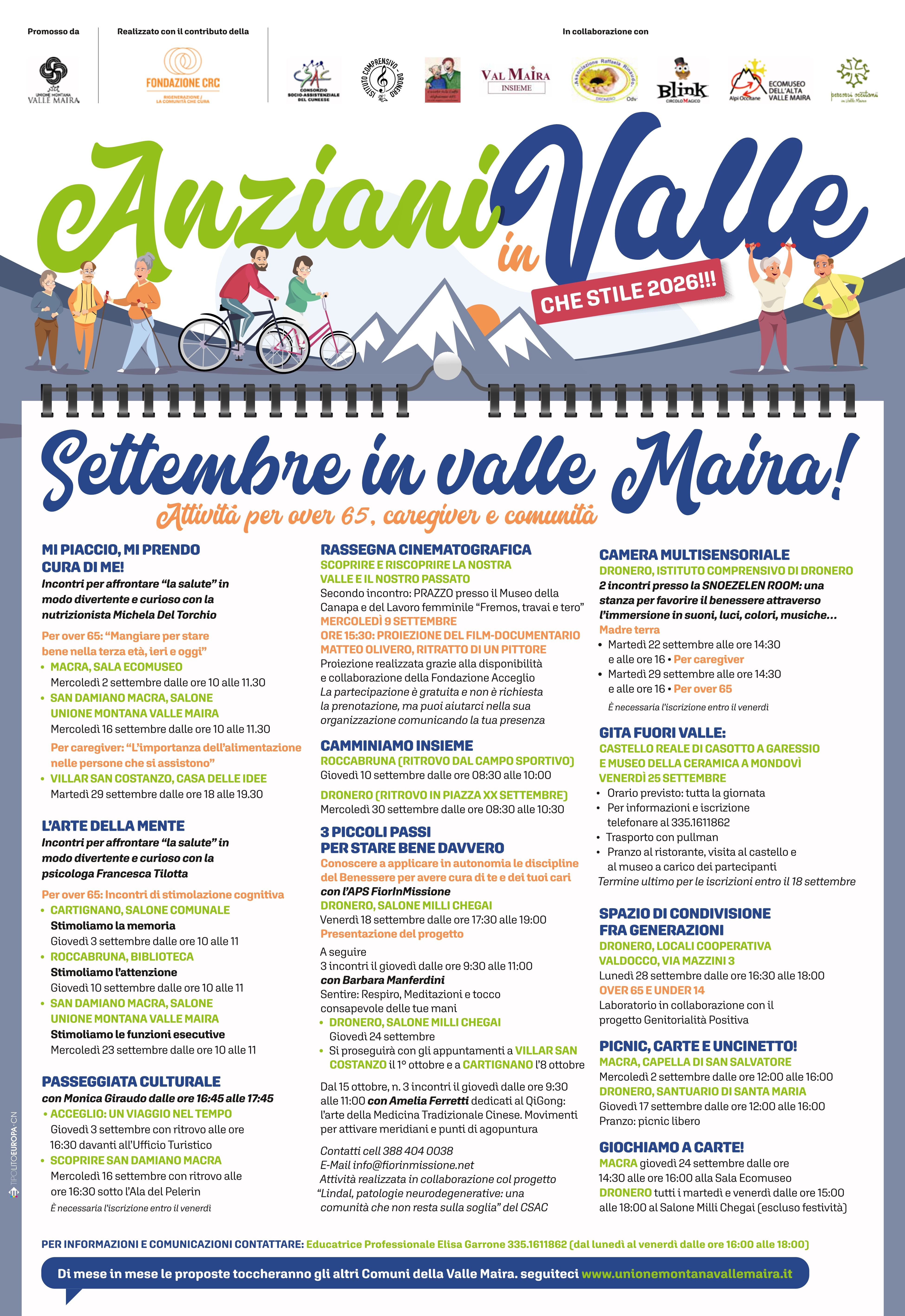 Progetto Anziani in Valle: Che stile 2026!!!
