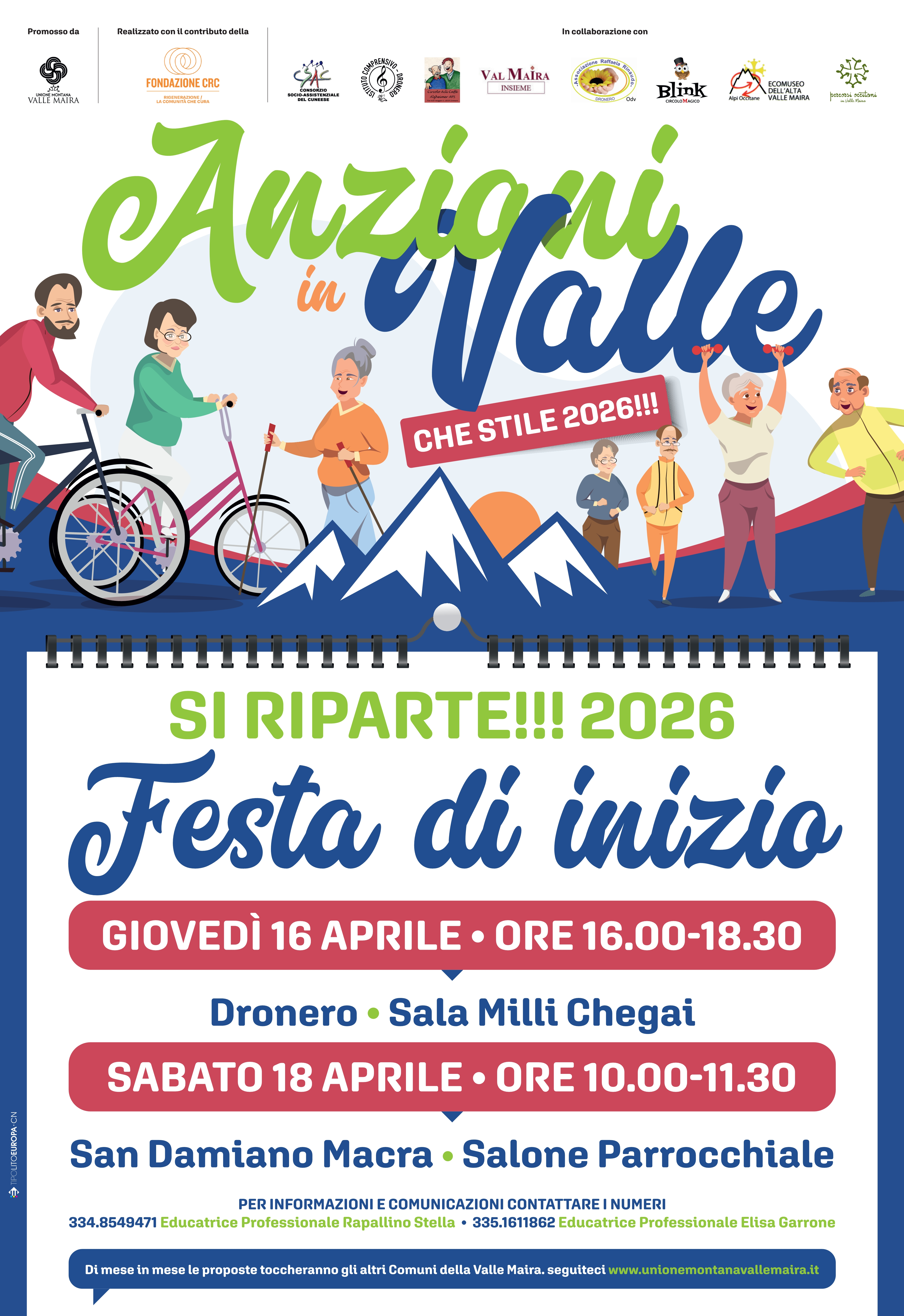 Progetto â€œAnziani in Valle: CHE STILE 2026!!!â€. Festa di inizio.
